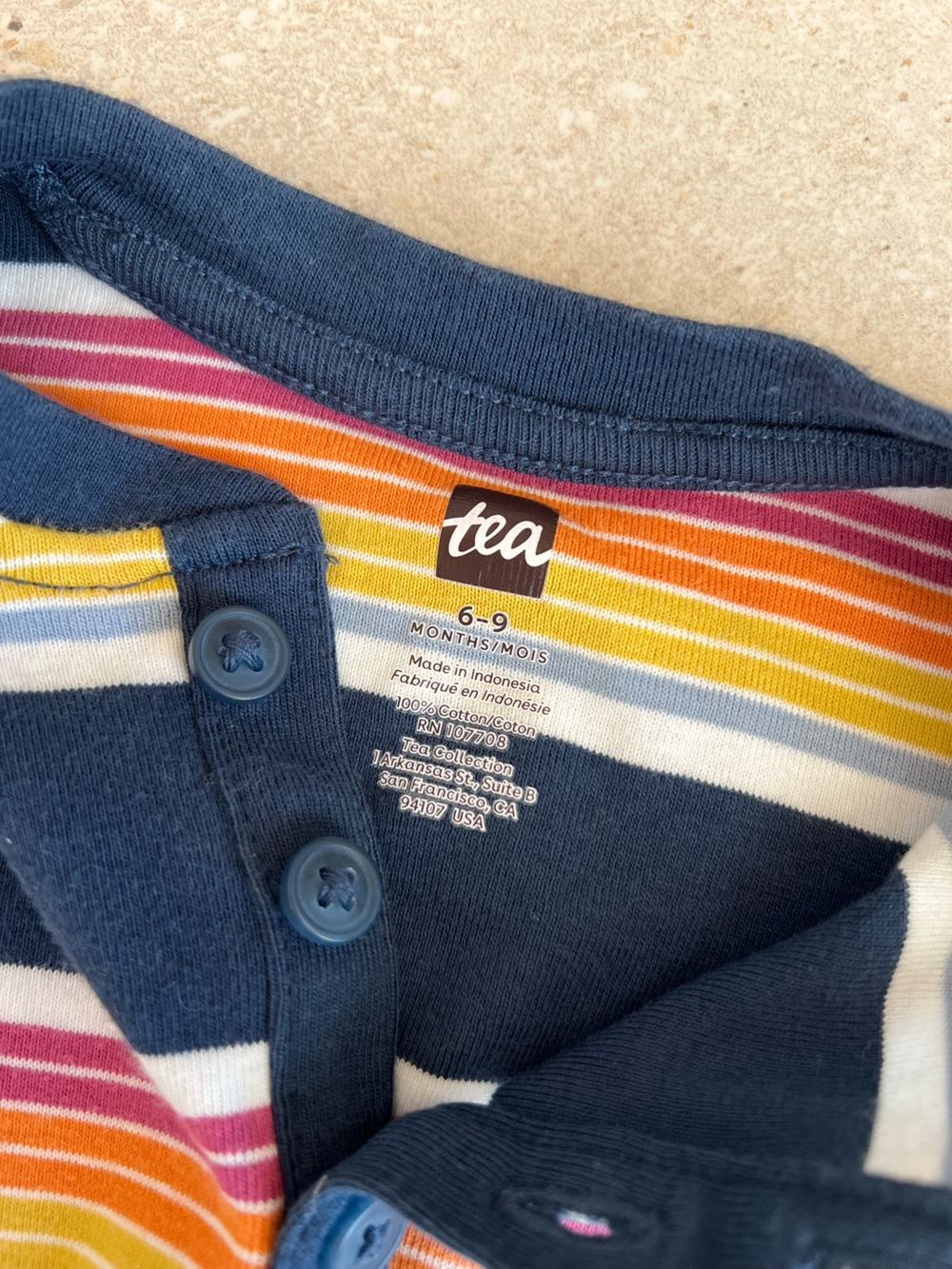 Tea Collection Striped One-Piece - Picture 6 of 6
